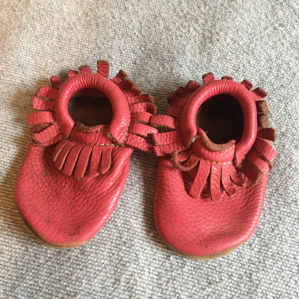 Leather moccasins
